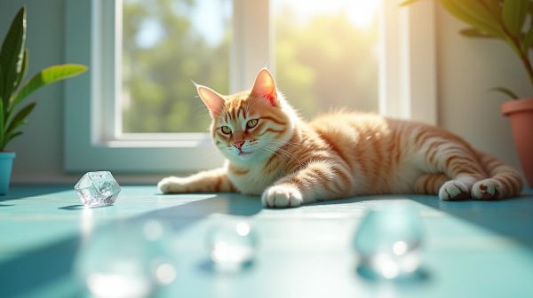Rafraîchir votre chat cet été avec des glaçons : conseils et précautions